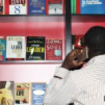 A guest exploring the Ignite Africa Advanced Library